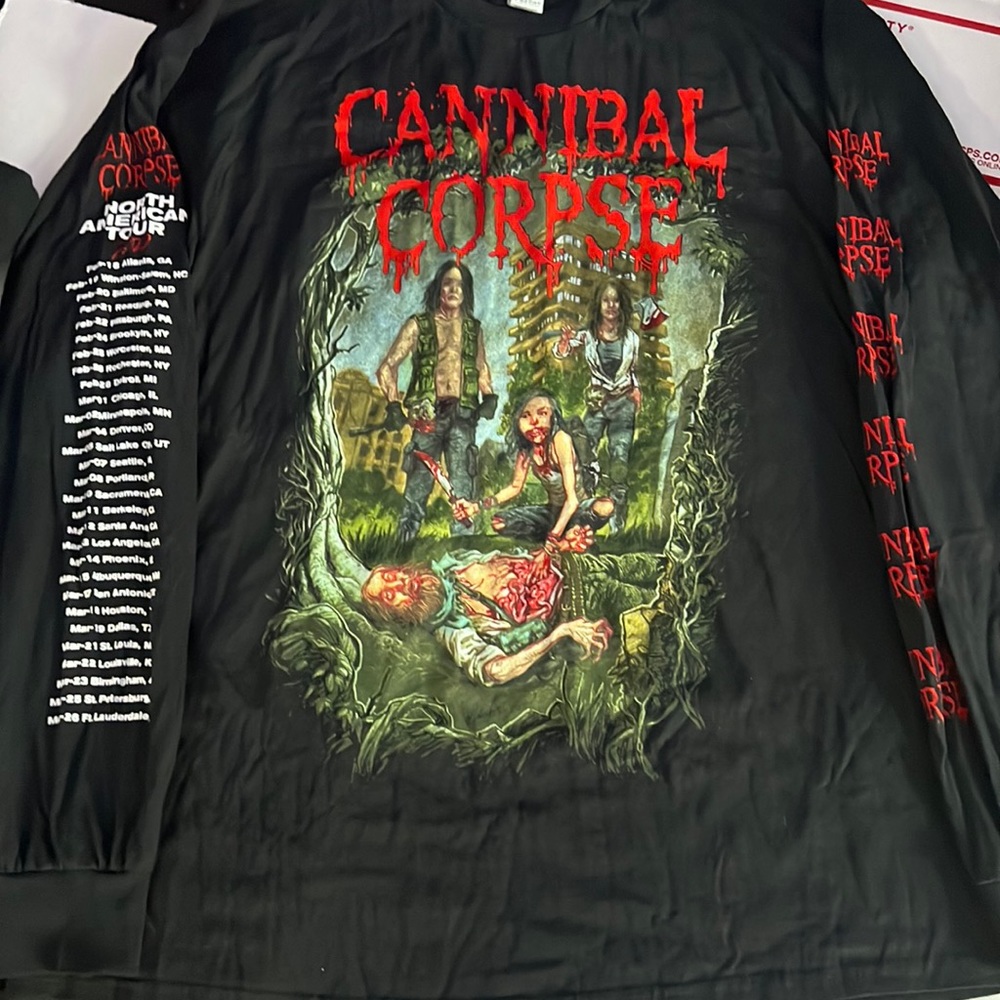Cannibal corpse 2022 tour shirt